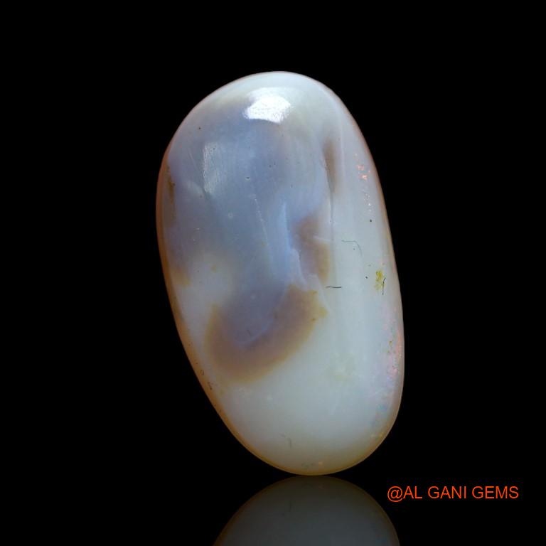 5.80 Cts Natural Australian Fire Opal Loose Gemstone Oval Cabochon 17x9x5 mm A-975