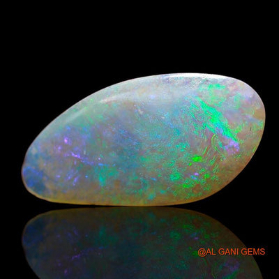 3.15 Cts Natural Australian Fire Opal Loose Gemstone Fancy Cabochon 20x10x2 mm A-976