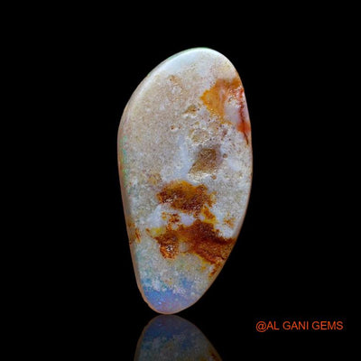 3.15 Cts Natural Australian Fire Opal Loose Gemstone Fancy Cabochon 20x10x2 mm A-976