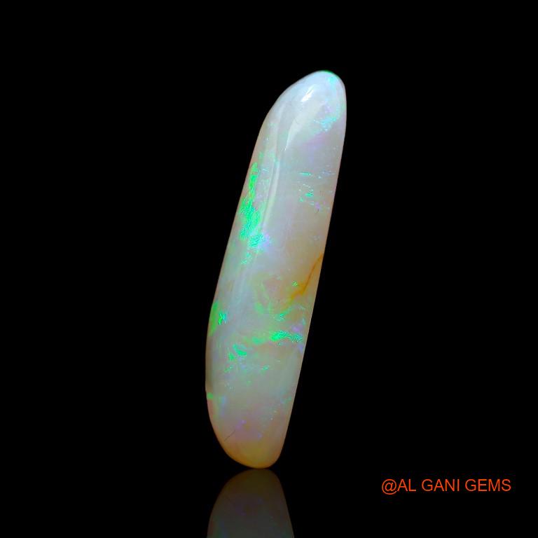 5.00 Cts Natural Australian Fire Opal Loose Gemstone Fancy Cabochon 26x5x4 mm A-977
