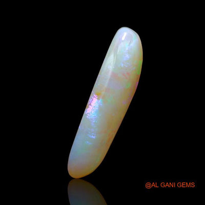 5.00 Cts Natural Australian Fire Opal Loose Gemstone Fancy Cabochon 26x5x4 mm A-977