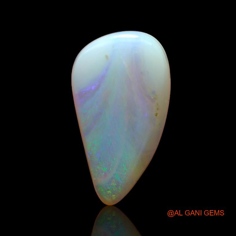 Natural Fire Opal Gemstone 7.15 Cts Loose Fancy Cabochon From Australia 21x11x4 mm A-978