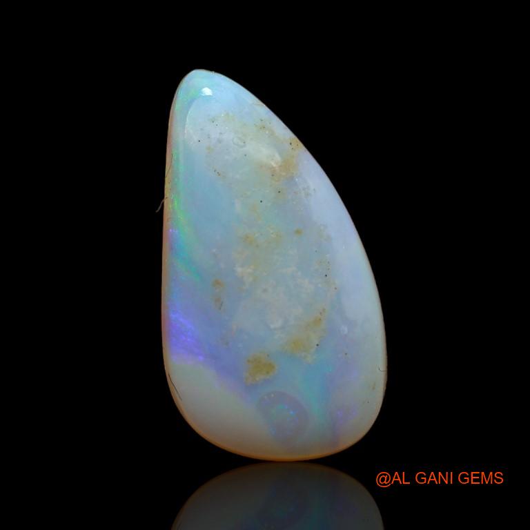 Natural Fire Opal Gemstone 7.15 Cts Loose Fancy Cabochon From Australia 21x11x4 mm A-978