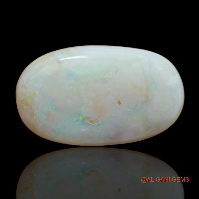 Natural Fire Opal Gemstone 20.35 Cts Loose Fancy Cabochon From Australia 24x14x7 mm A-97