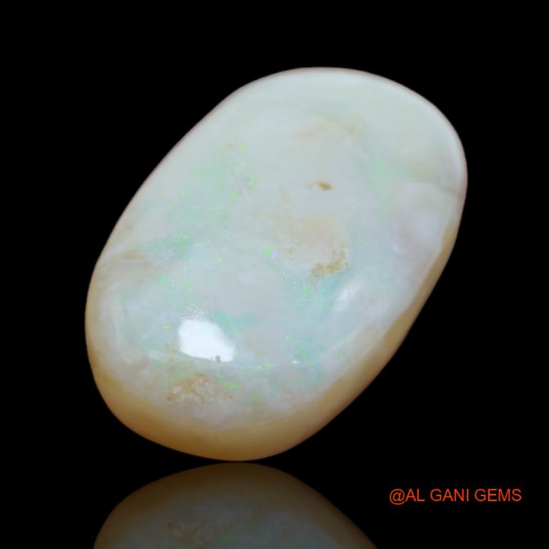 Natural Fire Opal Gemstone 20.35 Cts Loose Fancy Cabochon From Australia 24x14x7 mm A-97