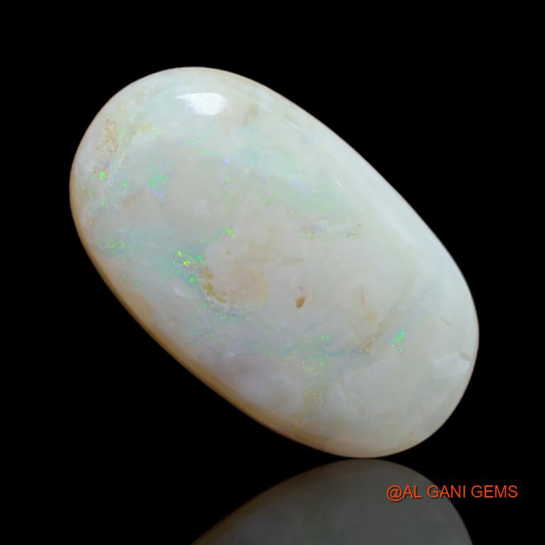 Natural Fire Opal Gemstone 20.35 Cts Loose Fancy Cabochon From Australia 24x14x7 mm A-97