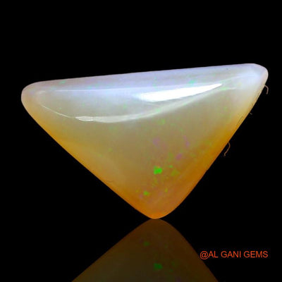 5.95 Cts Natural Australian Fire Opal Loose Gemstone Trillion Cabochon 17x10x6 mm A-980