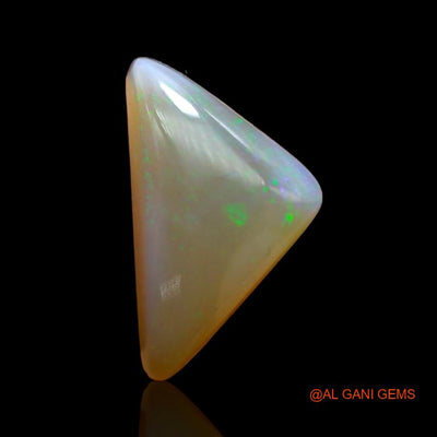 5.95 Cts Natural Australian Fire Opal Loose Gemstone Trillion Cabochon 17x10x6 mm A-980