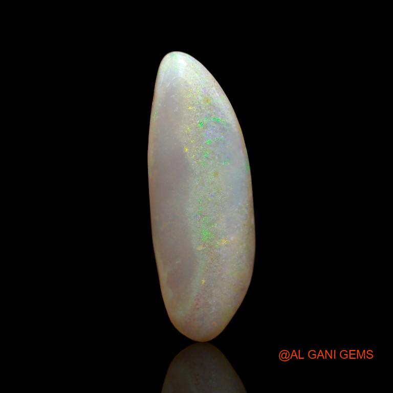 6.00 Cts Natural Australian Fire Opal Loose Gemstone Fancy Cabochon 25x8x4 mm A-981