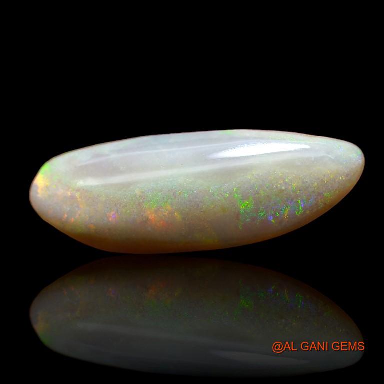 6.00 Cts Natural Australian Fire Opal Loose Gemstone Fancy Cabochon 25x8x4 mm A-981