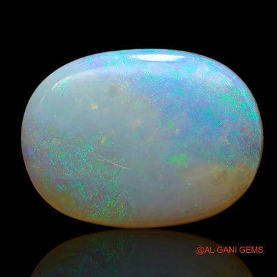 7.35 Cts Natural Australian Fire Opal Loose Gemstone Oval Cabochon 16x12x5 mm A-982