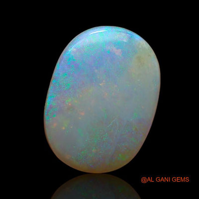 7.35 Cts Natural Australian Fire Opal Loose Gemstone Oval Cabochon 16x12x5 mm A-982