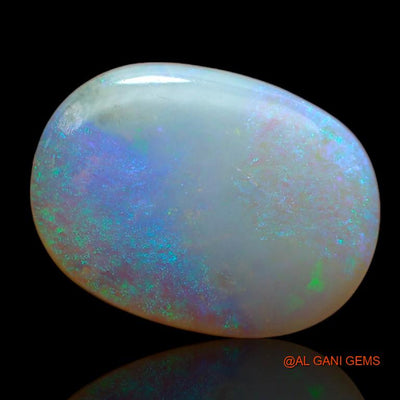 7.35 Cts Natural Australian Fire Opal Loose Gemstone Oval Cabochon 16x12x5 mm A-982