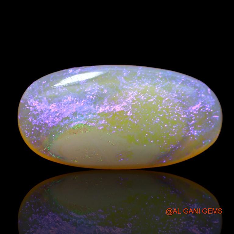 5.00 Cts Natural Australian Fire Opal Loose Gemstone Oval Cabochon 19x10x3 mm A-983