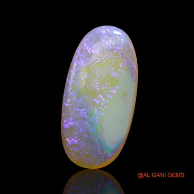 5.00 Cts Natural Australian Fire Opal Loose Gemstone Oval Cabochon 19x10x3 mm A-983