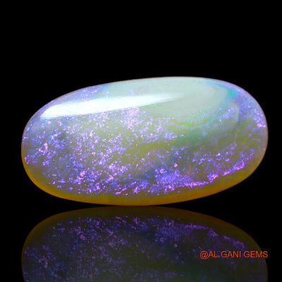 5.00 Cts Natural Australian Fire Opal Loose Gemstone Oval Cabochon 19x10x3 mm A-983