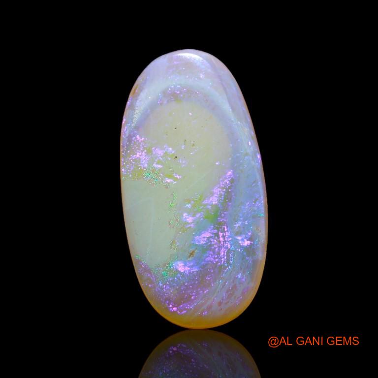 5.00 Cts Natural Australian Fire Opal Loose Gemstone Oval Cabochon 19x10x3 mm A-983