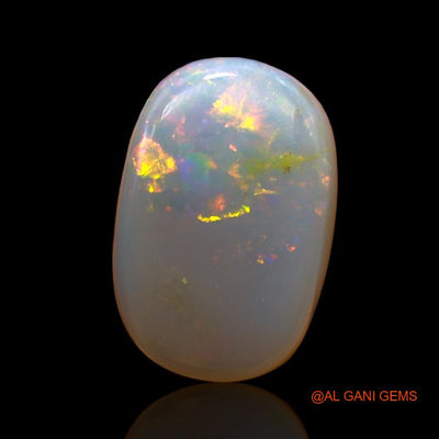 Natural Fire Opal Gemstone 7.00 Cts Loose Oval Cabochon From Australia 16x10x5 mm A-984