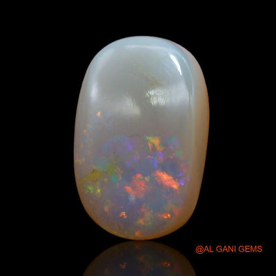 Natural Fire Opal Gemstone 7.00 Cts Loose Oval Cabochon From Australia 16x10x5 mm A-984