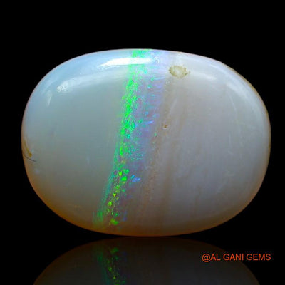 10.80 Cts Unheated Australian Fire Opal Loose Gemstone Oval Cabochon Natural 18x14x6 mm A-986