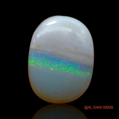 10.80 Cts Unheated Australian Fire Opal Loose Gemstone Oval Cabochon Natural 18x14x6 mm A-986