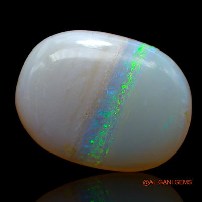10.80 Cts Unheated Australian Fire Opal Loose Gemstone Oval Cabochon Natural 18x14x6 mm A-986