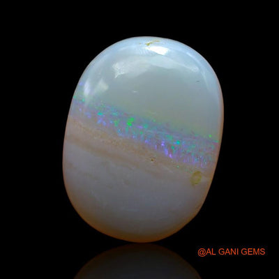 10.80 Cts Unheated Australian Fire Opal Loose Gemstone Oval Cabochon Natural 18x14x6 mm A-986