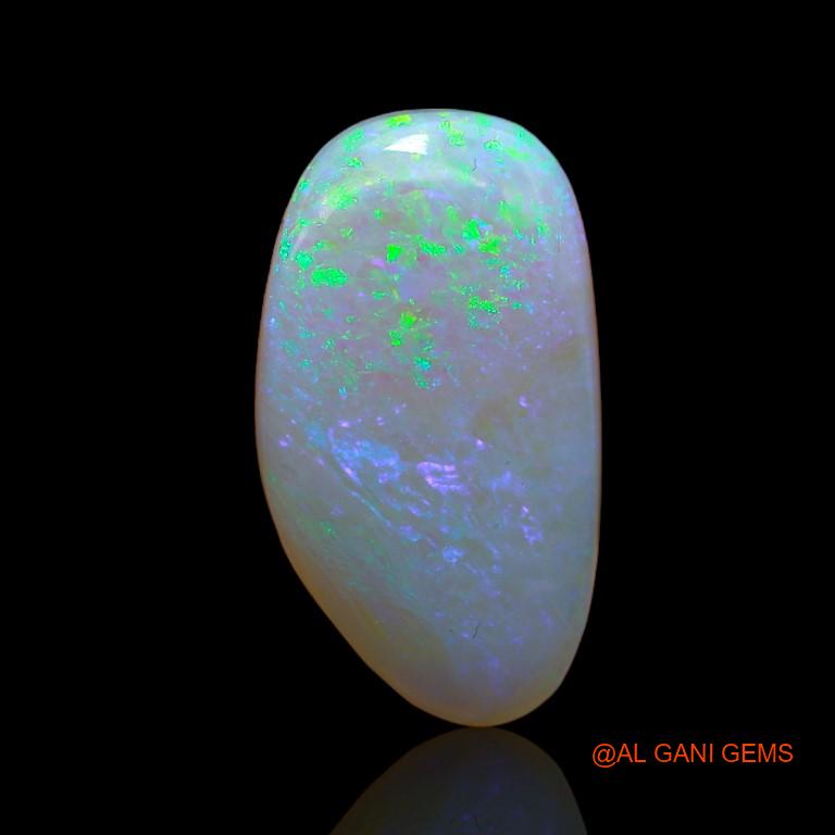Natural Untreated Fire Opal Loose Gemstone Fancy Cabochon From Australia 9.60 Cts 19x11x6 mm A-987