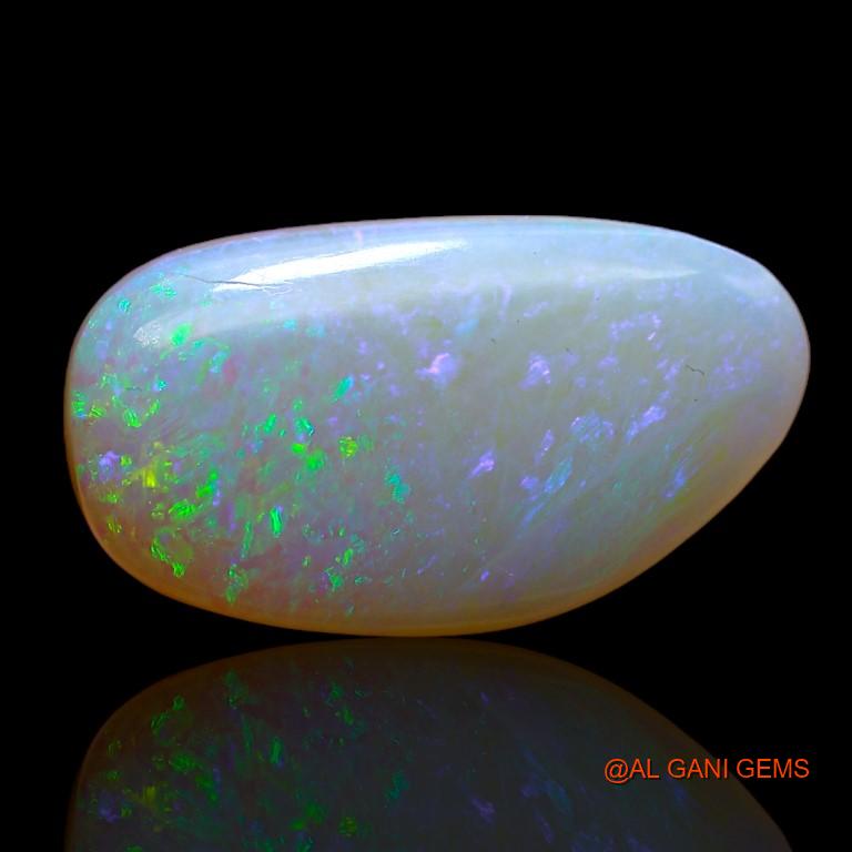 Natural Untreated Fire Opal Loose Gemstone Fancy Cabochon From Australia 9.60 Cts 19x11x6 mm A-987