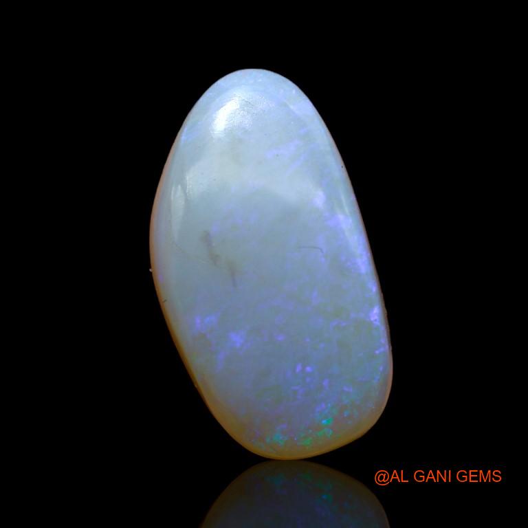 Natural Untreated Fire Opal Loose Gemstone Fancy Cabochon From Australia 9.60 Cts 19x11x6 mm A-987