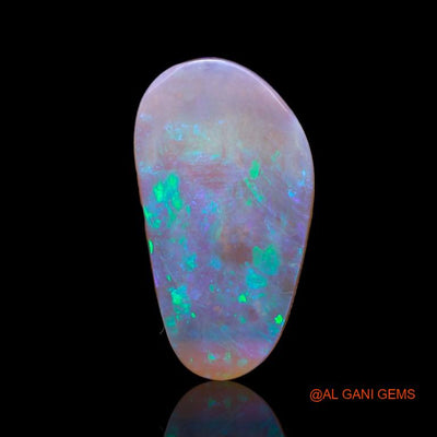 3.70 Cts Unheated Australian Fire Opal Loose Gemstone Fancy Cabochon Natural 19x10x2 mm A-988