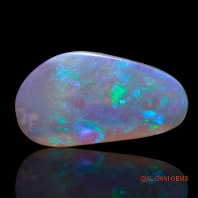 3.70 Cts Unheated Australian Fire Opal Loose Gemstone Fancy Cabochon Natural 19x10x2 mm A-988