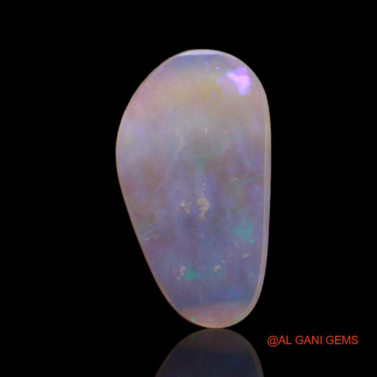 3.70 Cts Unheated Australian Fire Opal Loose Gemstone Fancy Cabochon Natural 19x10x2 mm A-988