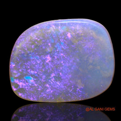 5.70 Cts Natural Australian Fire Opal Loose Gemstone Fancy Cabochon 17x13x3 mm A-989