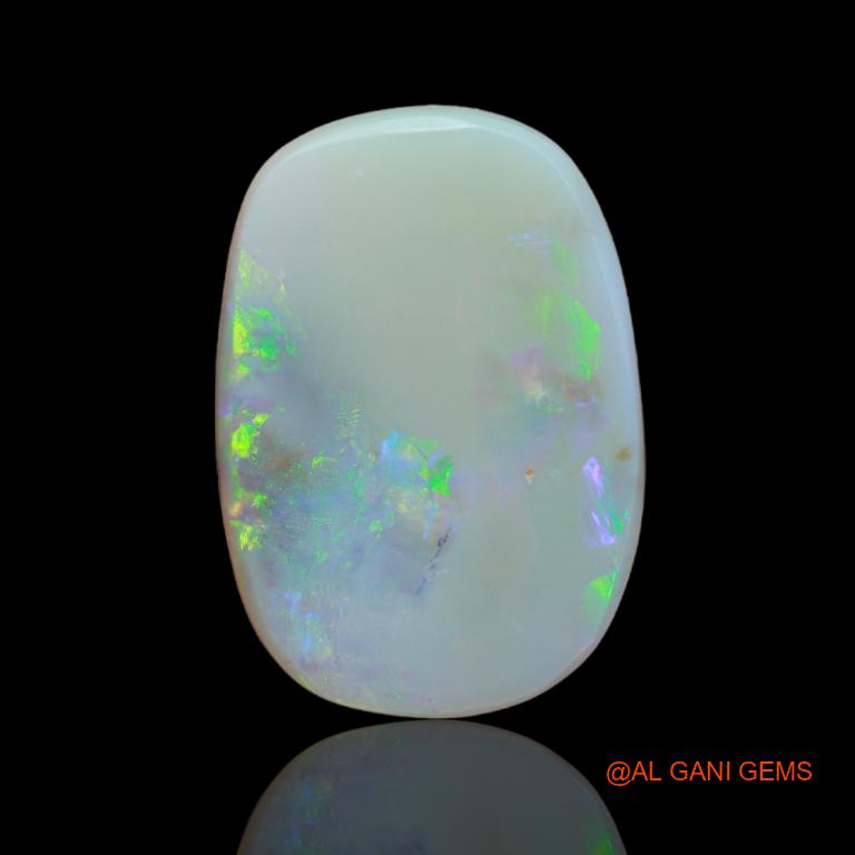 Natural Untreated Fire Opal Loose Gemstone Fancy Cabochon From Australia 14.30 Cts 23x16x4 mm A-98