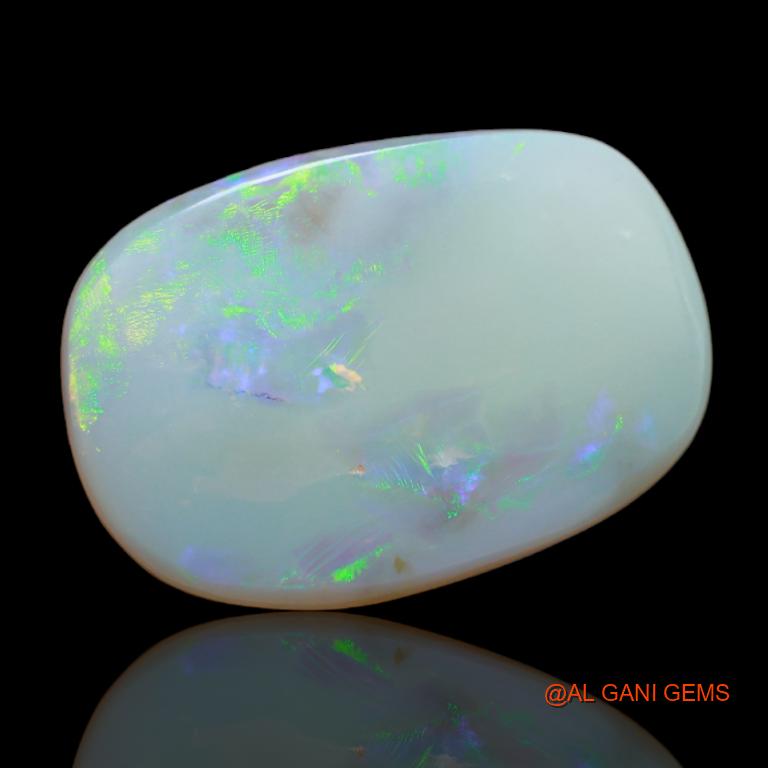 Natural Untreated Fire Opal Loose Gemstone Fancy Cabochon From Australia 14.30 Cts 23x16x4 mm A-98