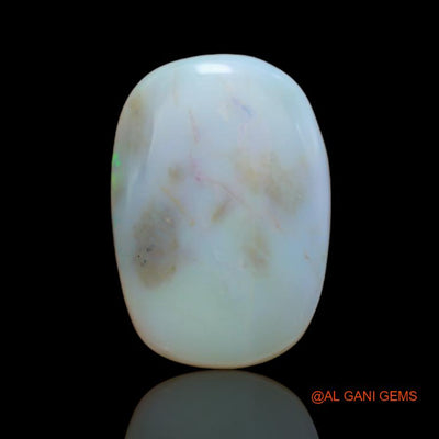 Natural Untreated Fire Opal Loose Gemstone Fancy Cabochon From Australia 14.30 Cts 23x16x4 mm A-98
