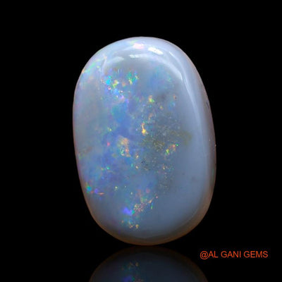 8.80 Cts Natural Australian Fire Opal Loose Gemstone Oval Cabochon 17x12x5 mm A-991