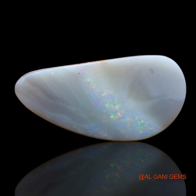4.50 Cts Natural Australian Fire Opal Loose Gemstone Fancy Cabochon 23x11x2 mm A-993