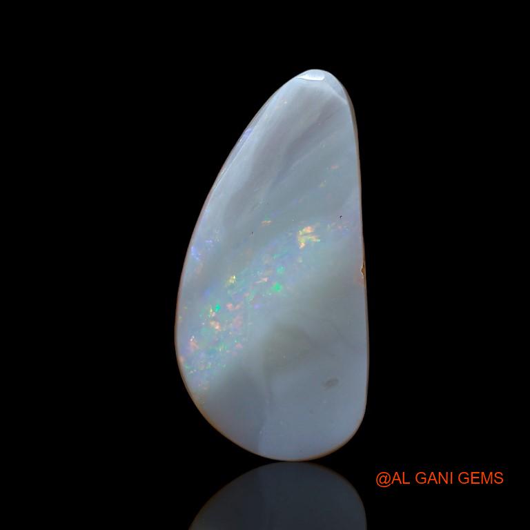 4.50 Cts Natural Australian Fire Opal Loose Gemstone Fancy Cabochon 23x11x2 mm A-993