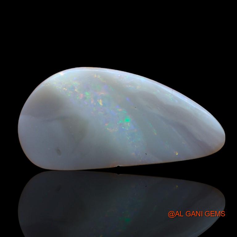 4.50 Cts Natural Australian Fire Opal Loose Gemstone Fancy Cabochon 23x11x2 mm A-993