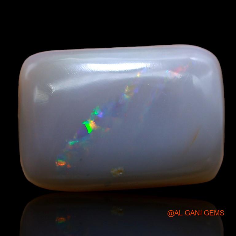 13.25 Cts Unheated Australian Fire Opal Loose Gemstone Square Cabochon Natural 17x12x7 mm A-994