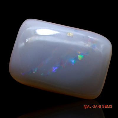 13.25 Cts Unheated Australian Fire Opal Loose Gemstone Square Cabochon Natural 17x12x7 mm A-994