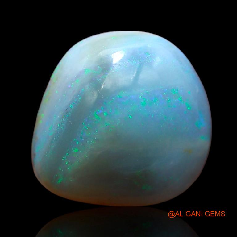 7.25 Cts Natural Australian Fire Opal Loose Gemstone Fancy Cabochon 14x14x5 mm A-997