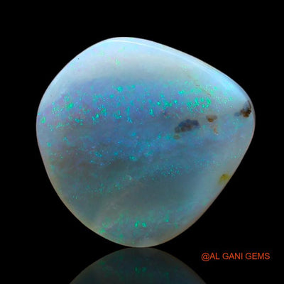 7.25 Cts Natural Australian Fire Opal Loose Gemstone Fancy Cabochon 14x14x5 mm A-997