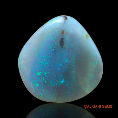 7.25 Cts Natural Australian Fire Opal Loose Gemstone Fancy Cabochon 14x14x5 mm A-997