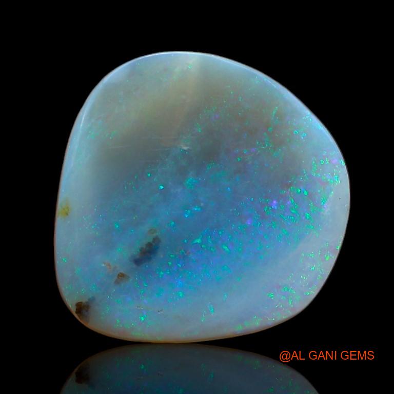 7.25 Cts Natural Australian Fire Opal Loose Gemstone Fancy Cabochon 14x14x5 mm A-997
