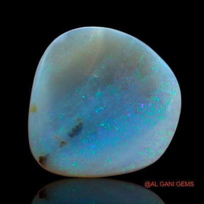 7.25 Cts Natural Australian Fire Opal Loose Gemstone Fancy Cabochon 14x14x5 mm A-997