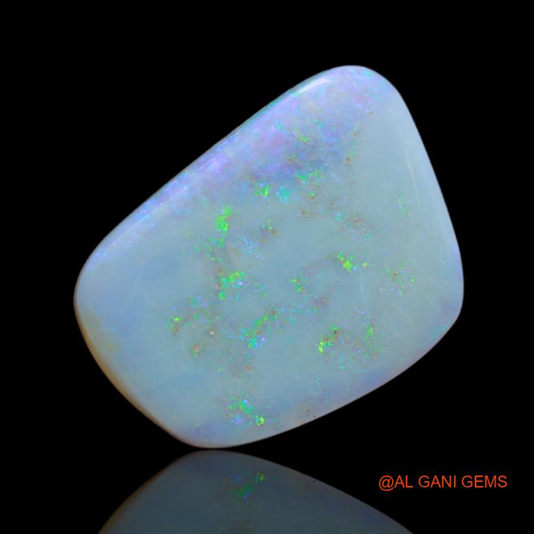 15.20 Cts Unheated Australian Fire Opal Loose Gemstone Fancy Cabochon Natural 20x14x6 mm A-99