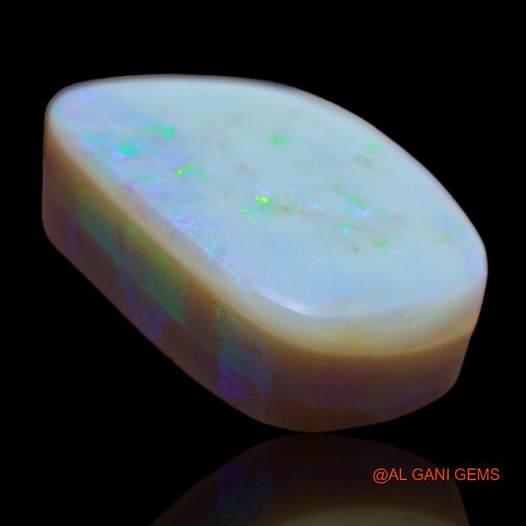 15.20 Cts Unheated Australian Fire Opal Loose Gemstone Fancy Cabochon Natural 20x14x6 mm A-99
